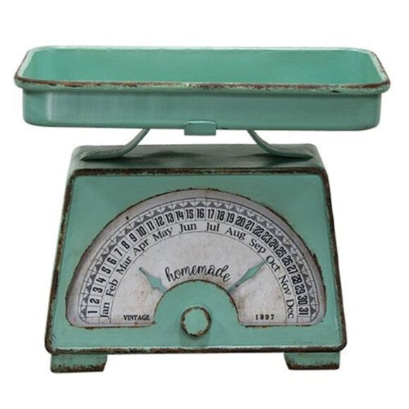 Vintage Style Scale Calendar